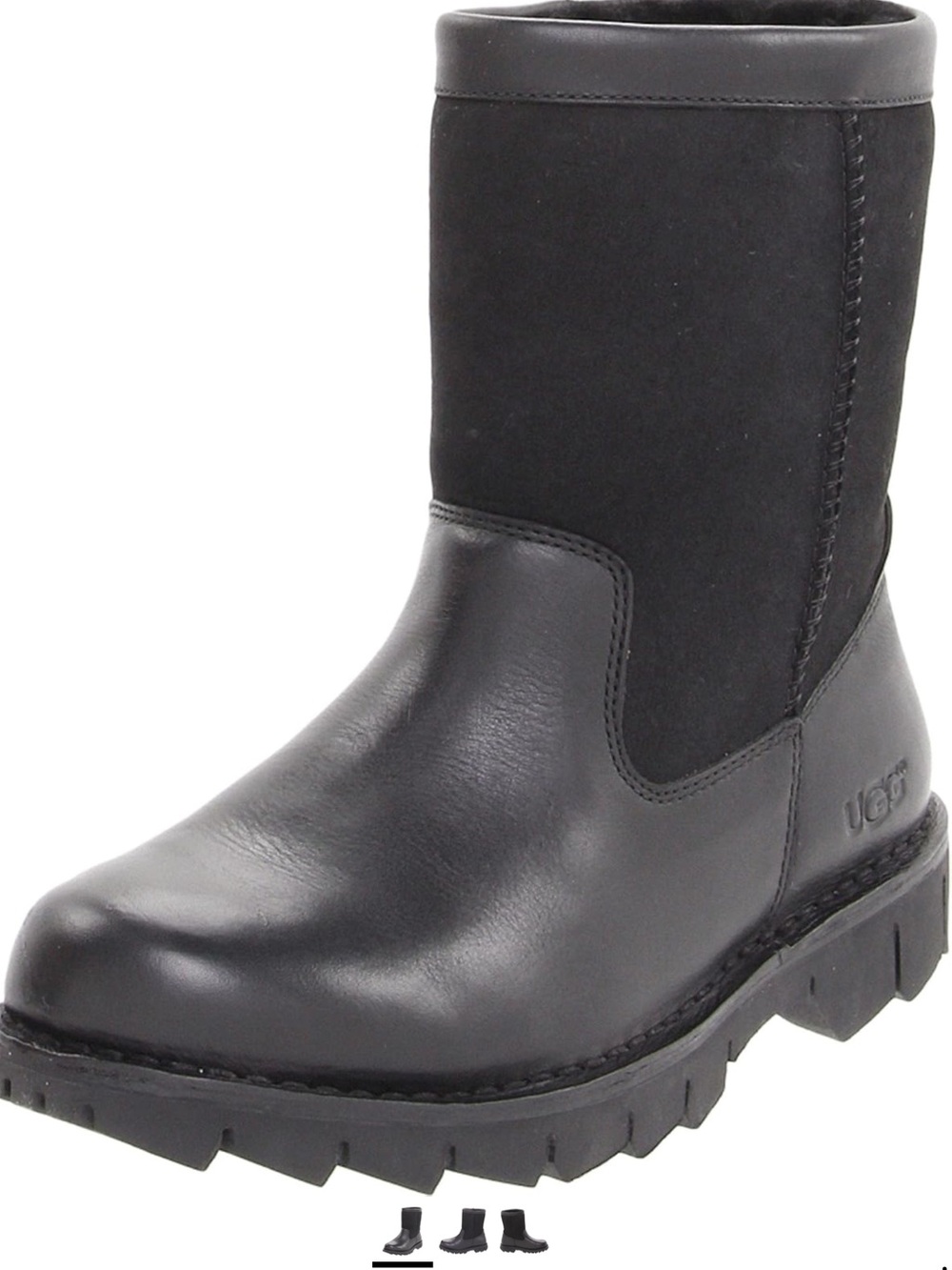 EUC UGG BEACON BOOTS Leather/Sherling